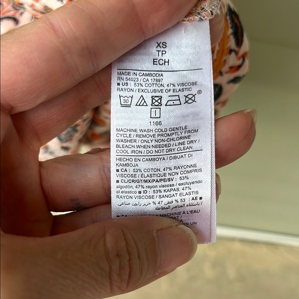 BNWOT Old Navy Pink and White Bishop Sleeve Sundress - Picture 12 of 16